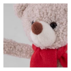 Gift Campaign Orsetto personalizzato con sciarpa rossa in tessuto> Peluche