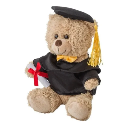 Gift Campaign Orsetto personalizzato di peluche con toga, cappello e diploma> Peluche