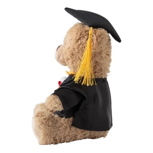 Gift Campaign Orsetto personalizzato di peluche con toga, cappello e diploma> Peluche