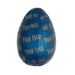 Gift Campaign Ovetto di cioccolata al latte con involucro singolo personalizzato 30g> Cioccolatini