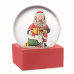 Gift Campaign Palla di neve con Babbo Natale all'interno con base in poli resina> Gadget Natalizi