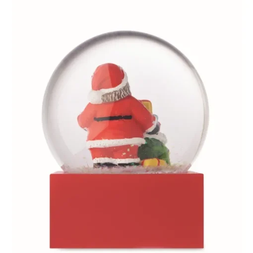 Gift Campaign Palla di neve con Babbo Natale all'interno con base in poli resina> Gadget Natalizi
