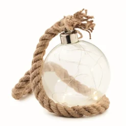 Gift Campaign Pallina in vetro con 8 luci a LED personalizzabile Cristal Bubble> Gadget Natalizi
