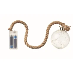 Gift Campaign Pallina in vetro con 8 luci a LED personalizzabile Cristal Bubble> Gadget Natalizi