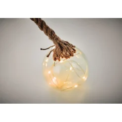 Gift Campaign Pallina in vetro con 8 luci a LED personalizzabile Cristal Bubble></noscript> Gadget Natalizi