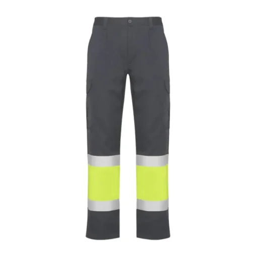 Gift Campaign Pantaloni da lavoro ad alta visibilità con tasche 200 g/m2 Roly Naos> Pantaloni