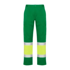 Gift Campaign Pantaloni da lavoro ad alta visibilità con tasche 200 g/m2 Roly Naos> Pantaloni