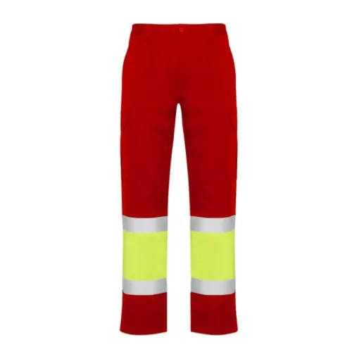Gift Campaign Pantaloni da lavoro ad alta visibilità con tasche 200 g/m2 Roly Naos> Pantaloni