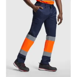 Gift Campaign Pantaloni da lavoro ad alta visibilità con tasche 200 g/m2 Roly Naos></noscript> Pantaloni