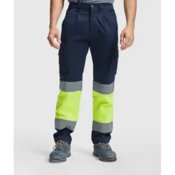Gift Campaign Pantaloni da lavoro alta visibilità 250 g/m2 Roly Daily Stretch HV></noscript> Pantaloni