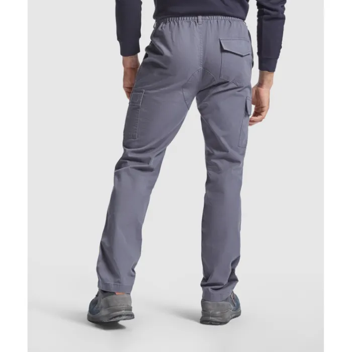Gift Campaign Pantaloni da lavoro in cotone con vita elastica 240 g/m2 Roly Safety> Pantaloni