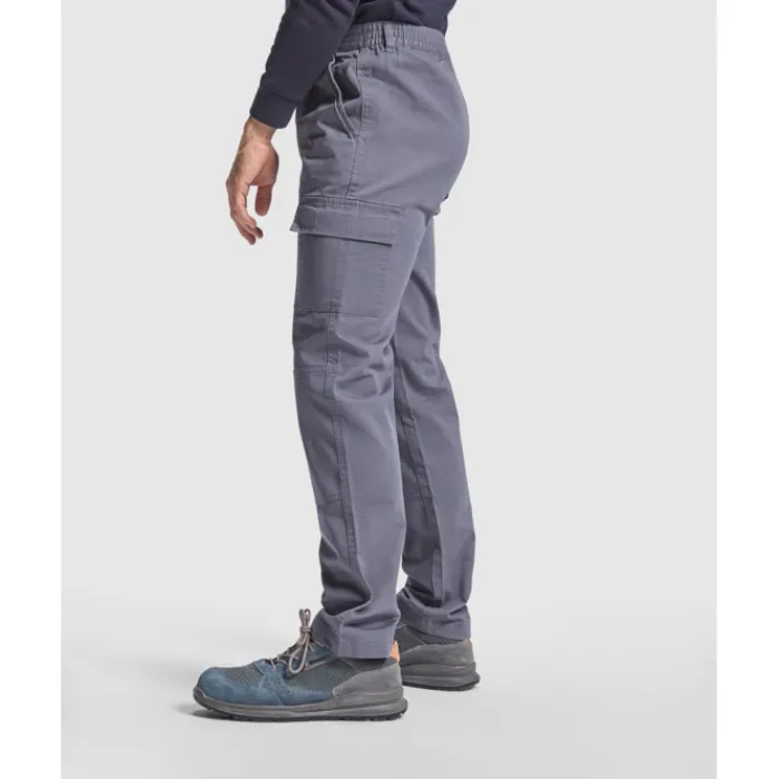 Gift Campaign Pantaloni da lavoro in cotone con vita elastica 240 g/m2 Roly Safety> Pantaloni