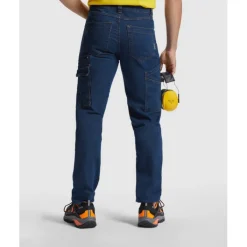 Gift Campaign Pantaloni da lavoro in denim di cotone e poliestere 370g/m2 Roly Raptor></noscript> Pantaloni
