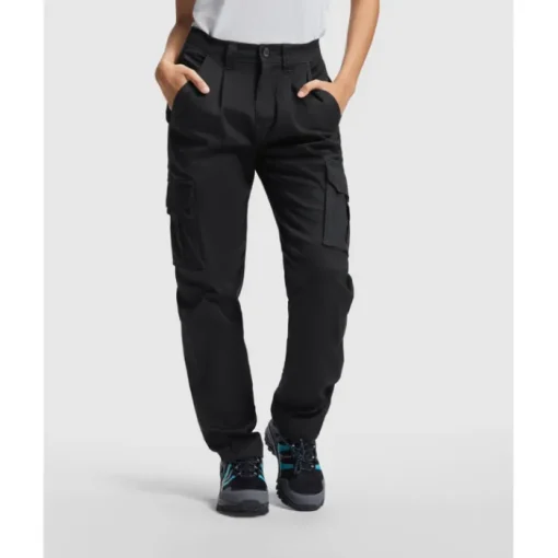 Gift Campaign Pantaloni da lavoro lunghi donna con elastan 250g/m2 Roly Daily Stretch> Pantaloni