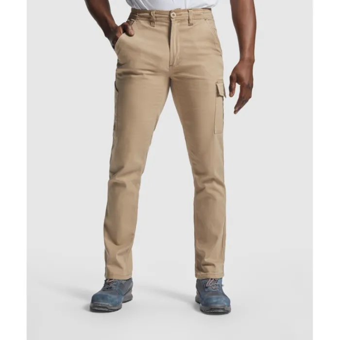 Gift Campaign Pantaloni da lavoro lungo uomo in cotone ed elastan 300g/m2 Roly Fonta> Pantaloni
