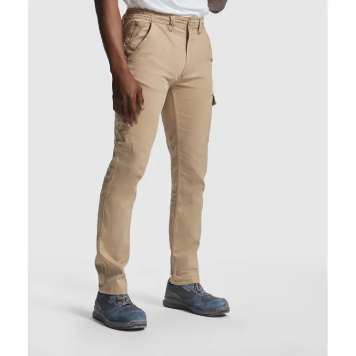Gift Campaign Pantaloni da lavoro lungo uomo in cotone ed elastan 300g/m2 Roly Fonta> Pantaloni