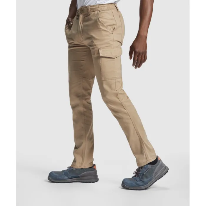 Gift Campaign Pantaloni da lavoro lungo uomo in cotone ed elastan 300g/m2 Roly Fonta> Pantaloni