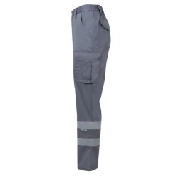 Gift Campaign Pantaloni da lavoro unisex con bande riflettenti 240 g/m2 Velilla></noscript> Pantaloni