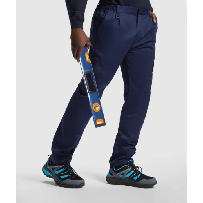 Gift Campaign Pantaloni lavoro con tasche in poliestere e cotone 245g/m2 Roly Protect> Pantaloni