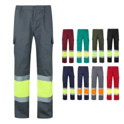 Gift Campaign Pantaloni lavoro in cotone e poliestere con riflettenti 210g/m2 Velilla><noscript><img width=