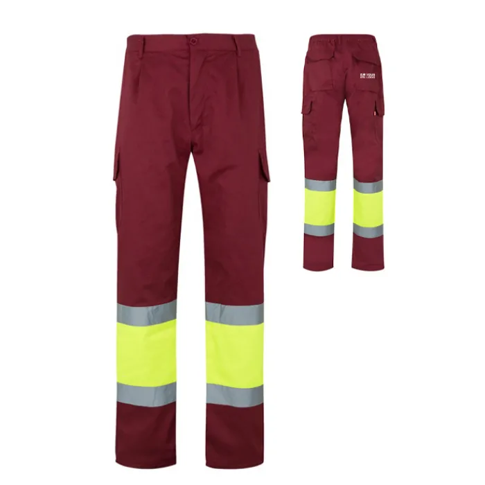 Gift Campaign Pantaloni lavoro in cotone e poliestere con riflettenti 210g/m2 Velilla> Pantaloni