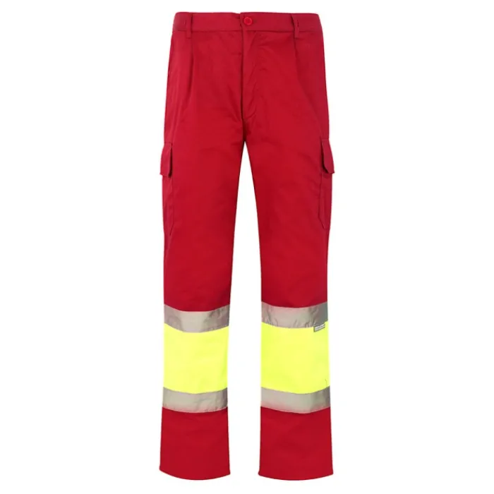 Gift Campaign Pantaloni lavoro in cotone e poliestere con riflettenti 210g/m2 Velilla> Pantaloni