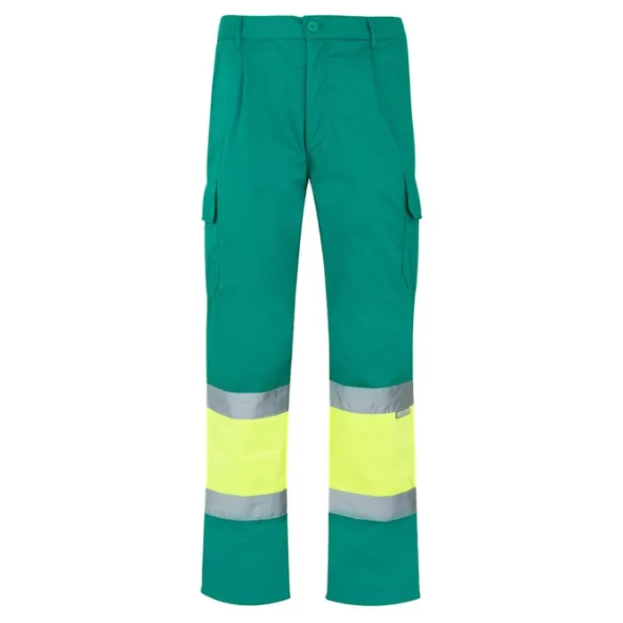 Gift Campaign Pantaloni lavoro in cotone e poliestere con riflettenti 210g/m2 Velilla> Pantaloni