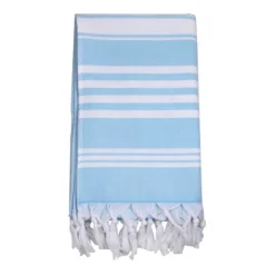 Gift Campaign Pareo con logo in cotone con frange annodate 220 g/m2 Capri></noscript> Teli Mare|Asciugamani Personalizzati