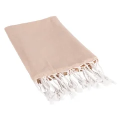 Gift Campaign Pareo in cotone e poliestere monocolore con frange bianche 170 g/m2></noscript> Teli Mare|Asciugamani Personalizzati