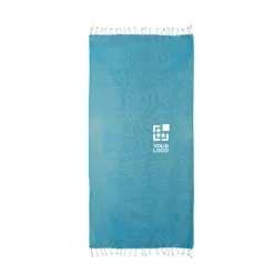 Gift Campaign Pareo in cotone e poliestere monocolore con frange bianche 170 g/m2></noscript> Teli Mare|Asciugamani Personalizzati