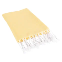 Gift Campaign Pareo in cotone e poliestere monocolore con frange bianche 170 g/m2></noscript> Teli Mare|Asciugamani Personalizzati