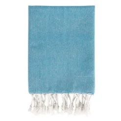 Gift Campaign Pareo in cotone e poliestere monocolore con frange bianche 170 g/m2></noscript> Teli Mare|Asciugamani Personalizzati