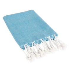 Gift Campaign Pareo in cotone e poliestere monocolore con frange bianche 170 g/m2></noscript> Teli Mare|Asciugamani Personalizzati