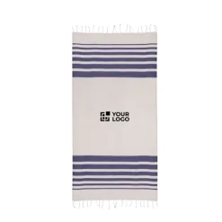 Gift Campaign Pareo in cotone riciclato e poliestere con frange 150 g/m2></noscript> Teli Mare|Asciugamani Personalizzati
