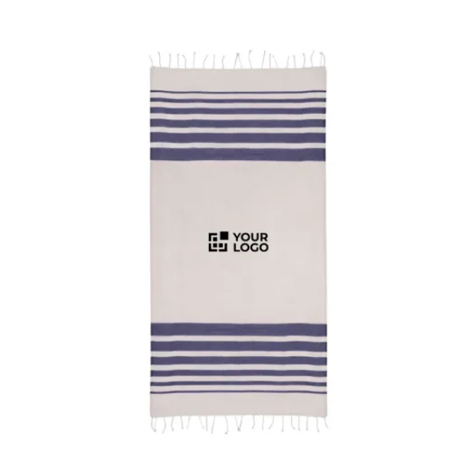 Gift Campaign Pareo in cotone riciclato e poliestere con frange 150 g/m2> Teli Mare|Asciugamani Personalizzati