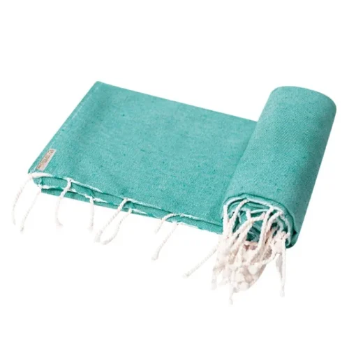 Gift Campaign Pareo in cotone riciclato e RPET con frange bianche 180 g/m2> Teli Mare|Asciugamani Personalizzati