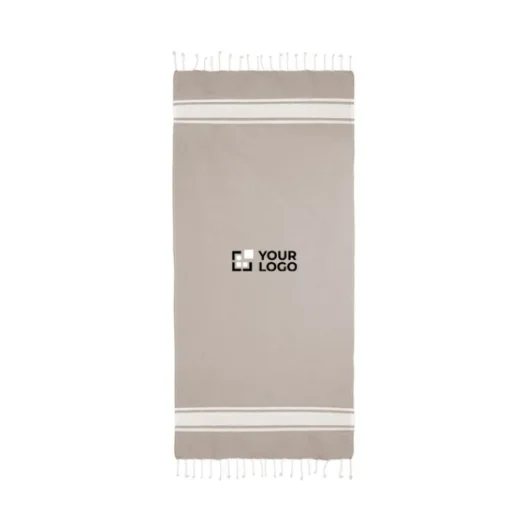 Gift Campaign Pareo promozionale in cotone riciclato e poliestere da 150 g/m2> Teli Mare|Asciugamani Personalizzati