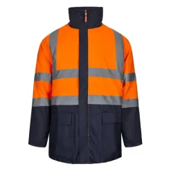 Gift Campaign Parka da lavoro bicolore 4 in 1 in poliestere da 180 g/m2 Velilla></noscript> Giubbotti