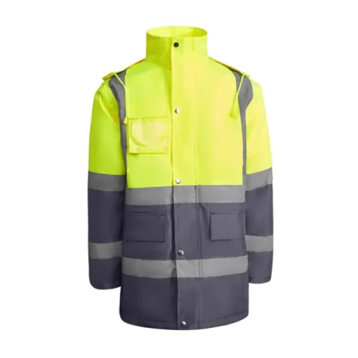 Gift Campaign Parka da lavoro imbottito ad alta visibilità da 395 g/m2 Roly Merak> Giubbotti