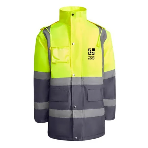 Gift Campaign Parka da lavoro imbottito ad alta visibilità da 395 g/m2 Roly Merak> Giubbotti