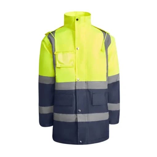 Gift Campaign Parka da lavoro imbottito ad alta visibilità da 395 g/m2 Roly Merak> Giubbotti