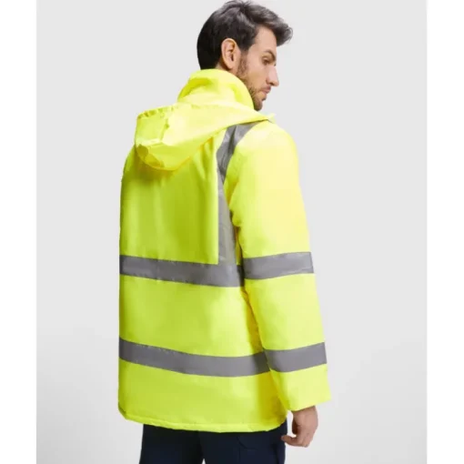 Gift Campaign Parka da lavoro imbottito ad alta visibilità da 395 g/m2 Roly Merak> Giubbotti