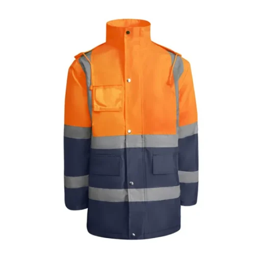 Gift Campaign Parka da lavoro imbottito ad alta visibilità da 395 g/m2 Roly Merak> Giubbotti
