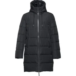 Gift Campaign Parka lungo imbottito con cappuccio in poliestere THC Brussels> Giubbotti