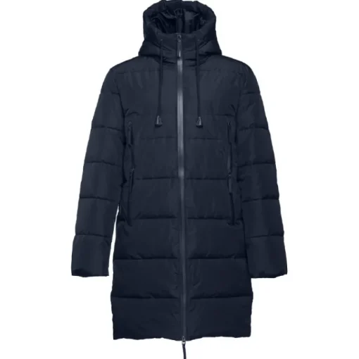 Gift Campaign Parka lungo imbottito con cappuccio in poliestere THC Brussels> Giubbotti
