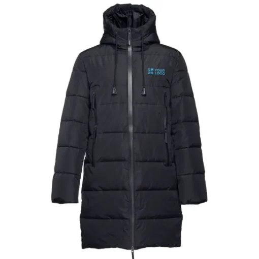 Gift Campaign Parka lungo imbottito con cappuccio in poliestere THC Brussels> Giubbotti
