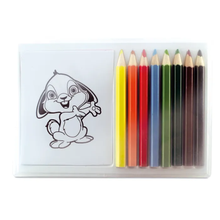 Gift Campaign Pastelli con disegni prestampati da colorare Animal Fun> Regali Per Bambini|Matite Colorate