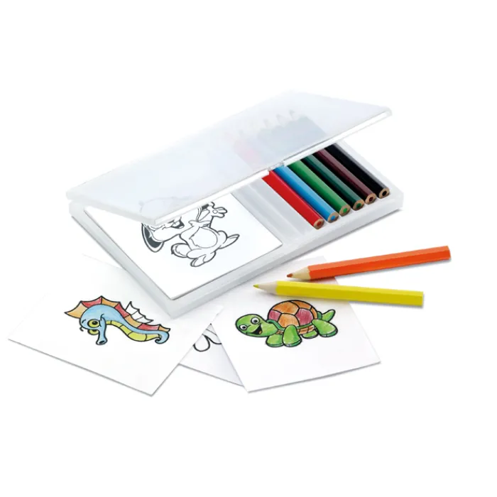 Gift Campaign Pastelli con disegni prestampati da colorare Animal Fun> Regali Per Bambini|Matite Colorate