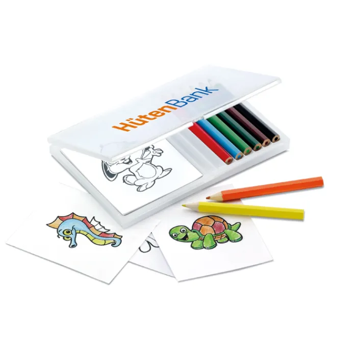 Gift Campaign Pastelli con disegni prestampati da colorare Animal Fun> Regali Per Bambini|Matite Colorate