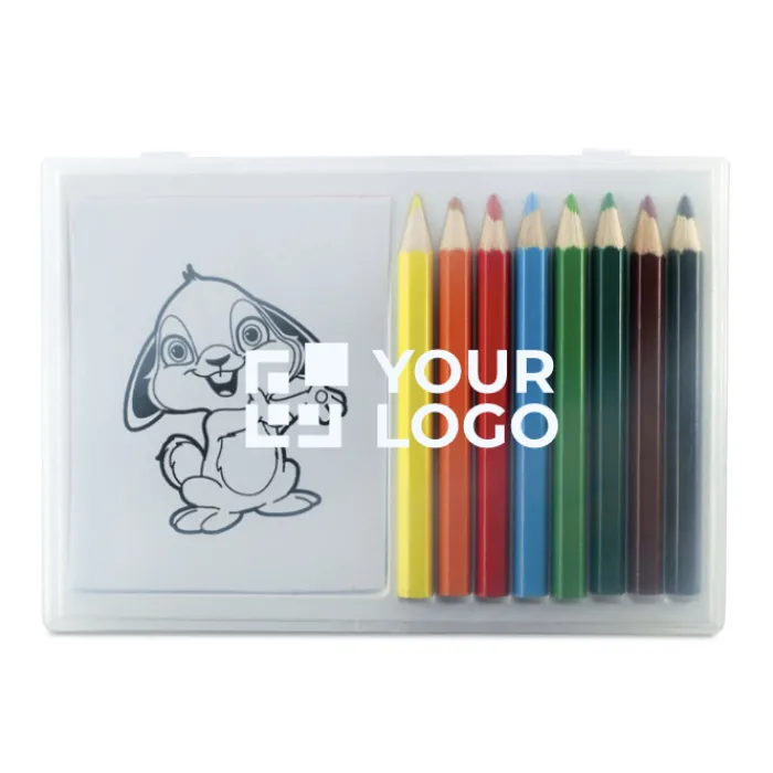 Gift Campaign Pastelli con disegni prestampati da colorare Animal Fun> Regali Per Bambini|Matite Colorate